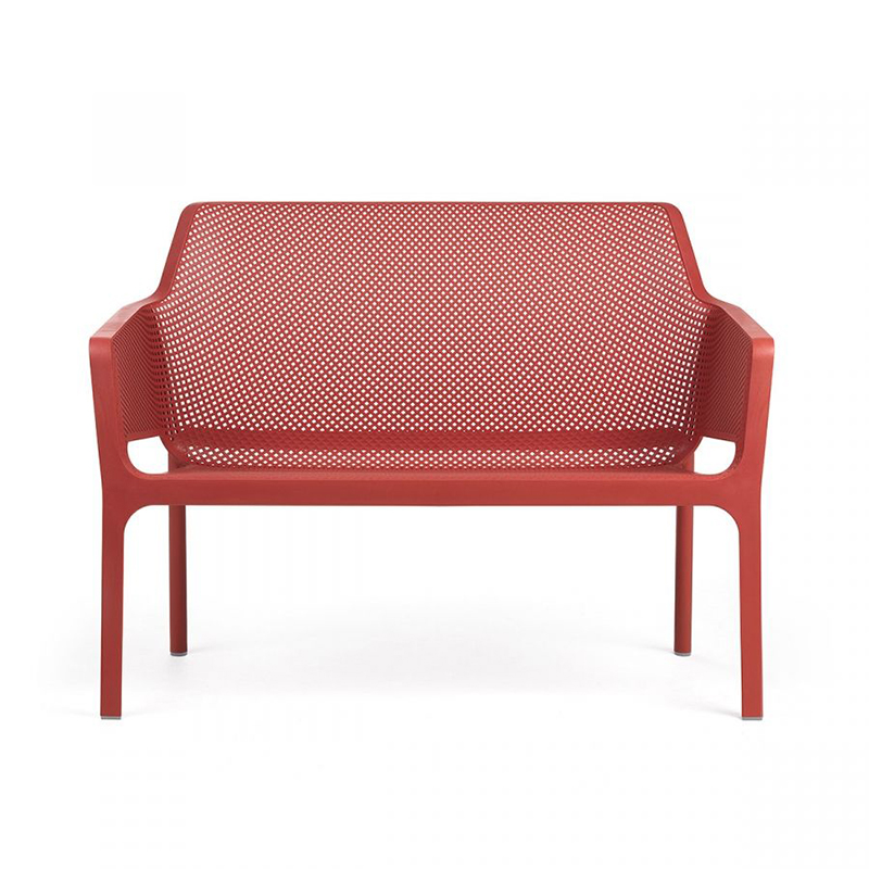 Net Bench 長椅（Corallo 珊瑚紅）